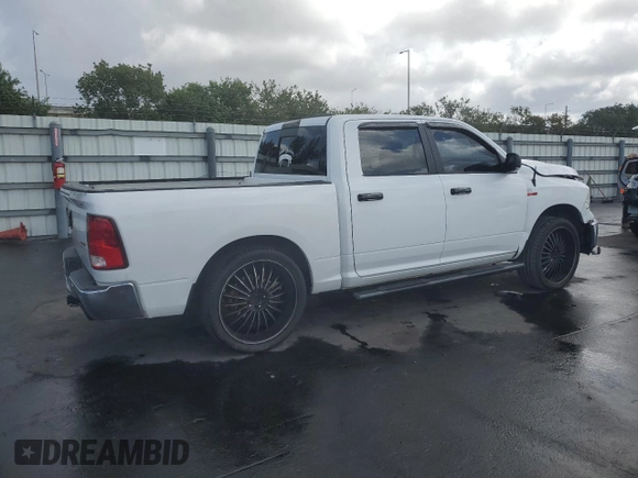 2018 Ram 1500 Big Horn with VIN 3C6RR6LT4JG171327, listed as a Copart auction lot 55954515 with 76,132 mi miles and Salvage title. Bid and sale history available at DreamBid. Image 3.