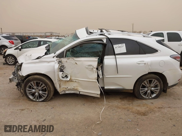 2013 Lexus RX 350 with VIN 2T2ZK1BAXDC095932, listed as a IAAI auction lot 41708217 with Not Provided miles and . Bid and sale history available at DreamBid. Image 13.