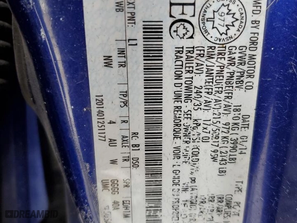 2014 Ford Focus SE with VIN 1FADP3K26EL256510, listed as a Copart auction lot 46675905 with 163,513 mi miles and Salvage Title. Bid and sale history available at carsss.com. Image 12.