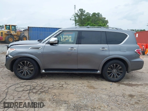 2019 Nissan Armada Platinum z VIN JN8AY2NF3K9351025, wystawiony jako IAAI lot #42270227 z przebiegiem 105 621 mil mil oraz . Historia ofert i sprzedaży dostępna na DreamBid. Obrazek 14.