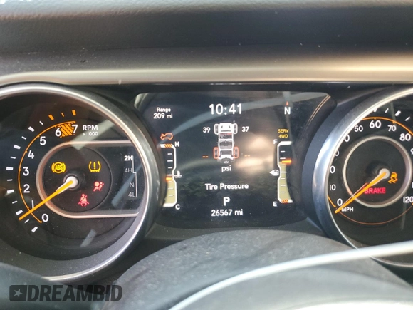 2018 Jeep Wrangler Sport with VIN 1C4GJXAN9JW331320, listed as a Copart auction lot 77883334 with 26,567 mi miles and Salvage title. Bid and sale history available at DreamBid. Image 9.