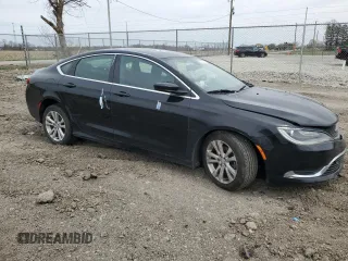 2015 Chrysler 200 Limited with VIN 1C3CCCAB5FN747342, listed as a Copart auction lot 53182605 with 132,566 mi miles and Salvage Title. Bid and sale history available at DreamBid. Image 4.