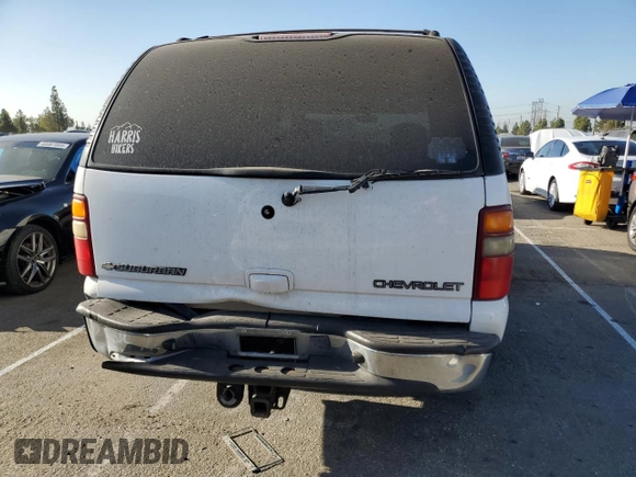 2002 Chevrolet Suburban LT with VIN 3GNEC16TX2G353355, listed as a Copart auction lot 68508734 with 0 mi miles and Clean Title. Bid and sale history available at carsss.com. Image 6.