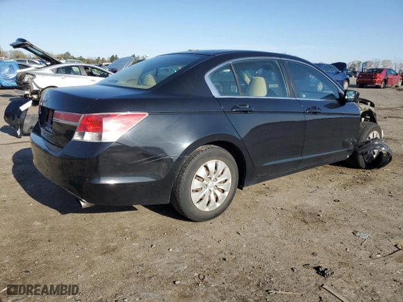 2011 Honda Accord Sdn LX with VIN 1HGCP2F36BA142888, listed as a Copart auction lot 50862945 with 146,380 mi miles and Salvage Title. Bid and sale history available at carsss.com. Image 3.