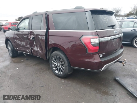 2021 Ford Expedition Max Limited with VIN 1FMJK2ATXMEA37807, listed as a IAAI auction lot 41732527 with 106,374 mi miles and . Bid and sale history available at DreamBid. Image 3.