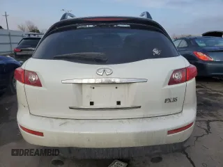 2005 Infiniti FX z VIN JNRAS08W35X210176, wystawiony jako Copart lot #44252375 z przebiegiem 200 690 mil mil oraz Tytuł czysty. Historia ofert i sprzedaży dostępna na DreamBid. Obrazek 6.
