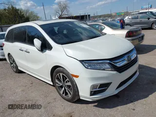 2019 Honda Odyssey Elite with VIN 5FNRL6H91KB053203, listed as a IAAI auction lot 41866308 with 84,700 mi miles and . Bid and sale history available at DreamBid. Image 1.