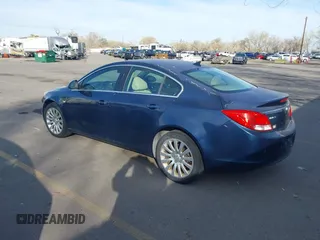 2011 Buick Regal CXL RL4 with VIN W04GS5EC4B1009414, listed as a IAAI auction lot 41969716 with 196,958 mi miles. Bid and sale history available at carsss.com. Image 3.