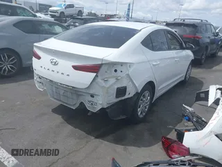 2019 Hyundai Elantra SE with VIN 5NPD74LF8KH466771, listed as a IAAI auction lot 41939834 with 68,062 mi miles and . Bid and sale history available at DreamBid. Image 4.