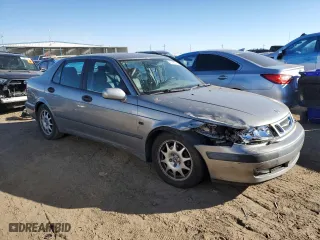 2001 Saab 9-5 with VIN YS3ED48E113035561, listed as a Copart auction lot 76598224 with 195,416 mi miles and Salvage Title. Bid and sale history available at carsss.com. Image 4.