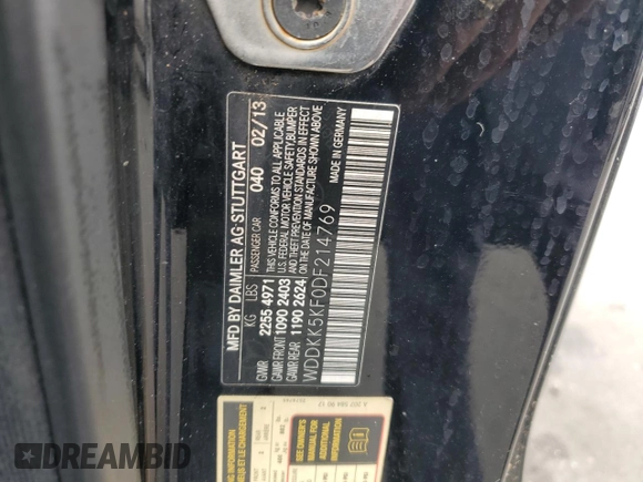 2013 Mercedes-Benz E 350 z VIN WDDKK5KF0DF214769, wystawiony jako Copart lot #47185405 z przebiegiem 221 216 mil mil oraz Czysty tytuł • Clean title. Historia ofert i sprzedaży dostępna na DreamBid. Obrazek 12.