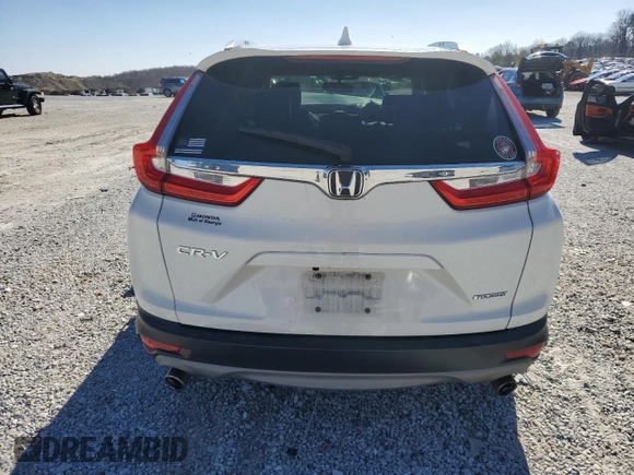 2017 Honda CR-V Touring with VIN 5J6RW1H92HL013979, listed as a Copart auction lot 46055865 with 171,173 mi miles and Salvage Title. Bid and sale history available at carsss.com. Image 6.