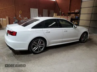 2018 Audi S6 Premium Plus with VIN WAUFFAFC4JN034315, listed as a Copart auction lot 48029555 with 75,550 mi miles and Salvage Title. Bid and sale history available at carsss.com. Image 3.