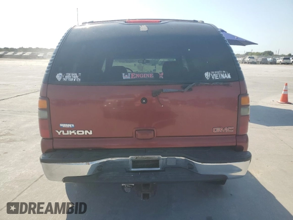 2001 GMC Yukon SLT with VIN 1GKEK13T61R219834, listed as a Copart auction lot 75450464 with 0 mi miles and Clean Title. Bid and sale history available at carsss.com. Image 6.