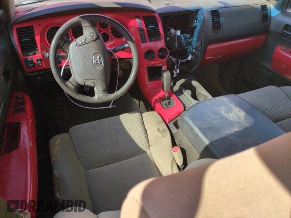 2007 Toyota Tundra SR5 with VIN 5TFRT54117X015140, listed as a Copart auction lot 55994565 with 108,513 mi miles and Salvage title. Bid and sale history available at DreamBid. Image 8.