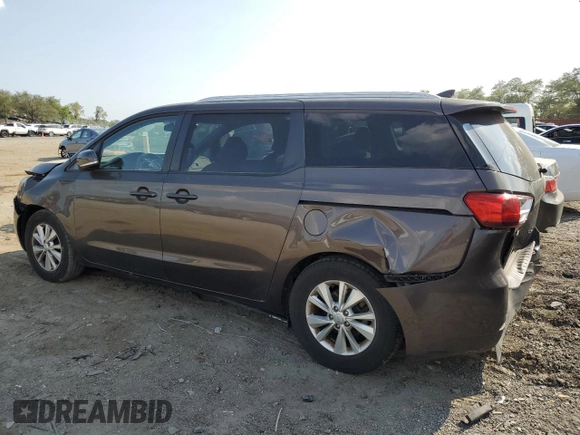 2016 Kia Sedona LX with VIN KNDMB5C15G6172514, listed as a Copart auction lot 72267704 with 81,284 mi miles and Salvage Title. Bid and sale history available at carsss.com. Image 2.