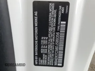 2013 BMW 3 Series 335i with VIN WBADX7C58DJ589356, listed as a Copart auction lot 85731764 with 107,492 mi miles and Salvage Title. Bid and sale history available at DreamBid. Image 12.