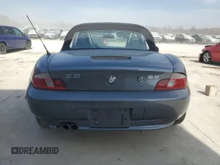 2000 BMW Z3 2.8 with VIN 4USCH3348YLF43514, listed as a Copart auction lot 49419295 with 139,107 mi miles and Salvage title. Bid and sale history available at DreamBid. Image 6.