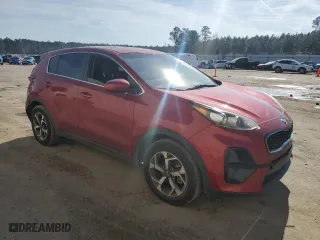 2020 Kia Sportage LX with VIN KNDPM3AC1L7817602, listed as a Copart auction lot 43378725 with 61,077 mi miles and Salvage Title. Bid and sale history available at carsss.com. Image 4.