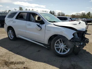 2021 Dodge Durango R/T with VIN 1C4SDJCT9MC609889, listed as a Copart auction lot 45402665 with Not Provided miles and Salvage Title. Bid and sale history available at DreamBid. Image 4.