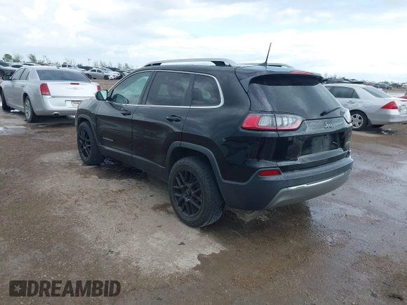 2020 Jeep Cherokee Limited with VIN 1C4PJLDB0LD614312, listed as a IAAI auction lot 41878036 with 92,282 mi miles and . Bid and sale history available at DreamBid. Image 3.