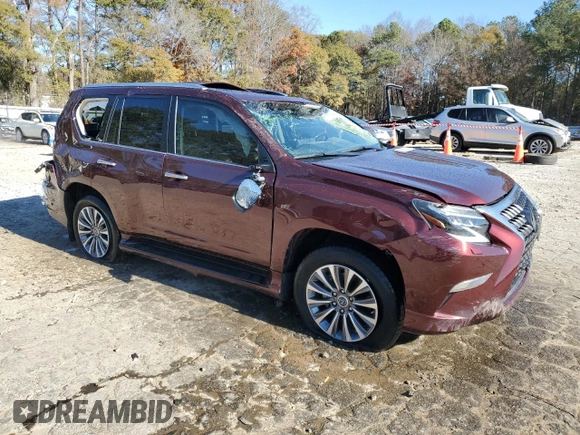 2022 Lexus GX with VIN JTJGM7BX4N5320869, listed as a Copart auction lot 82589134 with 37,748 mi miles and Salvage Title. Bid and sale history available at carsss.com. Image 4.
