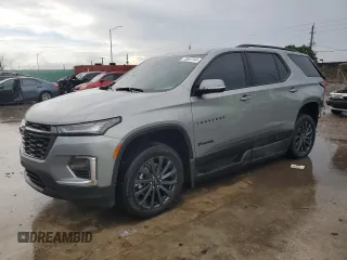2023 Chevrolet Traverse RS z VIN 1GNERJKW1PJ145143, wystawiony jako Copart lot #73587744 z przebiegiem 6 278 mil mil oraz Szkoda całkowita • Salvage title. Historia ofert i sprzedaży dostępna na DreamBid. Obrazek 1.