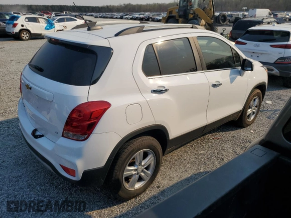 2017 Chevrolet Trax LT with VIN 3GNCJPSB8HL262677, listed as a Copart auction lot 50764145 with 84,302 mi miles and Salvage Title. Bid and sale history available at carsss.com. Image 3.