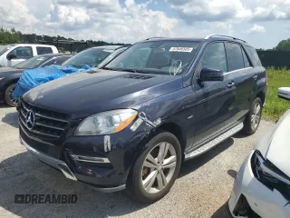 2012 Mercedes-Benz M 350 with VIN 4JGDA5HBXCA053168, listed as a Copart auction lot 57846505 with 93,793 mi miles and Salvage title. Bid and sale history available at DreamBid. Image 1.
