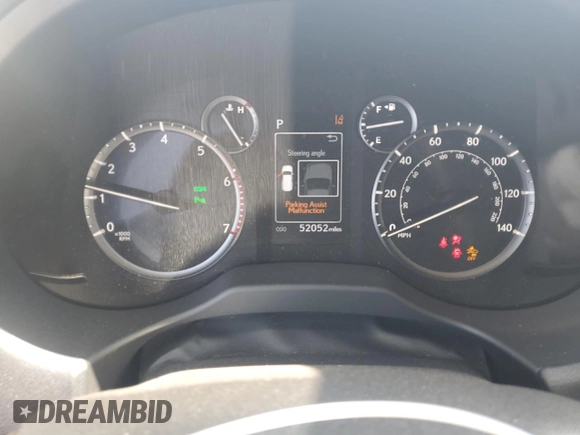 2021 Lexus GX 460 Premium with VIN JTJAM7BX0M5296381, listed as a Copart auction lot 59434355 with 52,052 mi miles and Salvage title. Bid and sale history available at DreamBid. Image 9.