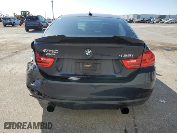 2015 BMW 4 Series 435i xDrive with VIN WBA4B3C51FGV48848, listed as a Copart auction lot 88529755 with 75,509 mi miles and Salvage Title. Bid and sale history available at DreamBid. Image 6.