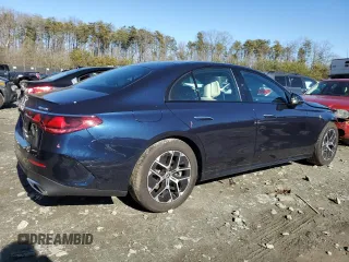2025 Mercedes-Benz E 350 with VIN W1KLF4HB2SA108180, listed as a Copart auction lot 45541445 with Not Provided miles and Salvage Title. Bid and sale history available at DreamBid. Image 3.