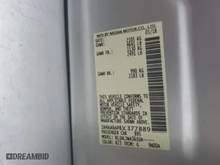 2018 Nissan Maxima SL with VIN 1N4AA6AP8JC377889, listed as a Copart auction lot 49079285 with 110,625 mi miles and Salvage Title. Bid and sale history available at carsss.com. Image 12.