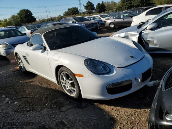 2007 Porsche Boxster with VIN WP0CA29887U711141, listed as a Copart auction lot 72948974 with 89,688 mi miles and Salvage Title. Bid and sale history available at carsss.com. Image 4.