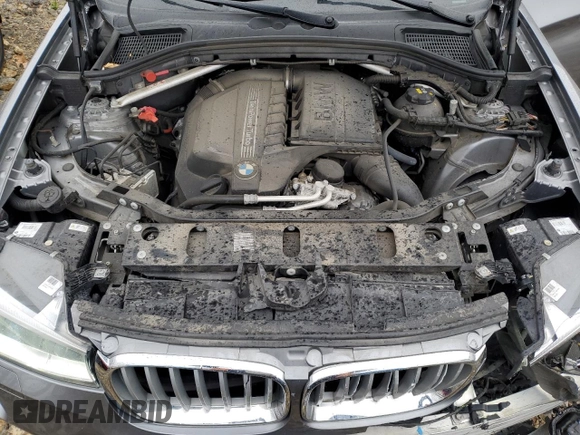 2017 BMW X3 xDrive35i with VIN 5UXWX7C58H0U40354, listed as a Copart auction lot 52769395 with 67,047 mi miles and Salvage Title. Bid and sale history available at DreamBid. Image 14.