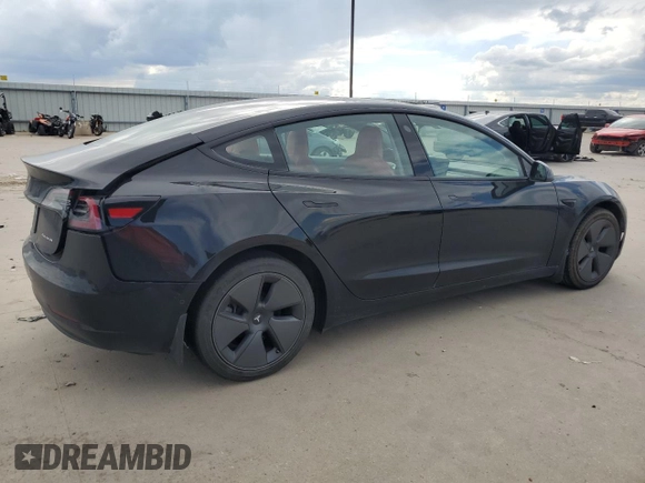 2021 Tesla Model 3 Long Range z VIN 5YJ3E1EB9MF006708, wystawiony jako Copart lot #56230525 z przebiegiem 41 744 mil mil oraz Szkoda całkowita • Salvage title. Historia ofert i sprzedaży dostępna na DreamBid. Obrazek 3.