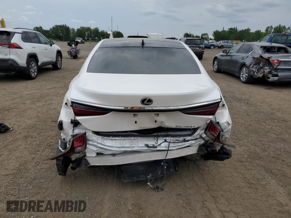 2022 Lexus ES with VIN 58AFZ1B18NU111346, listed as a Copart auction lot 64612854 with 65,357 mi miles and Salvage Title. Bid and sale history available at carsss.com. Image 6.