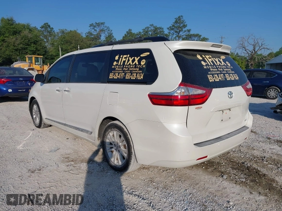 2015 Toyota Sienna XLE with VIN 5TDYK3DC5FS534913, listed as a IAAI auction lot 42052427 with 105,046 mi miles. Bid and sale history available at carsss.com. Image 3.