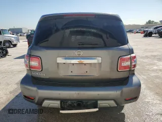 2017 Nissan Armada SL with VIN JN8AY2ND4H9004827, listed as a Copart auction lot 50012605 with 208,478 mi miles and Clean Title. Bid and sale history available at carsss.com. Image 6.