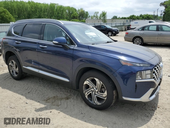 2021 Hyundai Santa Fe SEL z VIN 5NMS64AJ7MH340032, wystawiony jako Copart lot #53562255 z przebiegiem 56 246 mil mil oraz Szkoda całkowita • Salvage title. Historia ofert i sprzedaży dostępna na DreamBid. Obrazek 4.