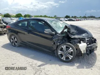 2013 Hyundai Elantra Coupe GS PZEV with VIN KMHDH6AE6DU014924, listed as a Copart auction lot 63874694 with 0 mi miles and Salvage Title. Bid and sale history available at carsss.com. Image 4.