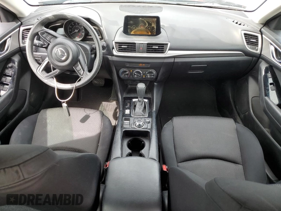 2017 Mazda 3 Sport with VIN 3MZBN1U70HM150090, listed as a Copart auction lot 53335695 with 93,763 mi miles and Salvage Title. Bid and sale history available at DreamBid. Image 8.
