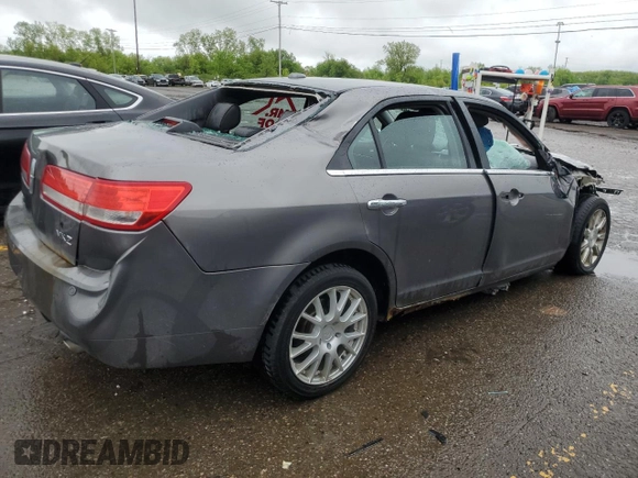 2011 Lincoln MKZ with VIN 3LNHL2GC9BR770511, listed as a Copart auction lot 56905235 with Not provided miles and Clean title. Bid and sale history available at DreamBid. Image 3.