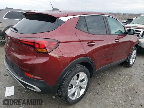 2025 Buick Encore GX Preferred with VIN KL4AMCSLXSB036569, listed as a Copart auction lot 48410175 with 2,392 mi miles and Salvage title. Bid and sale history available at DreamBid. Image 3.