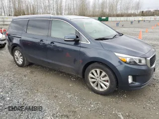 2017 Kia Sedona EX with VIN KNDMC5C11H6272334, listed as a Copart auction lot 46475915 with 205,171 mi miles and Clean Title. Bid and sale history available at carsss.com. Image 4.