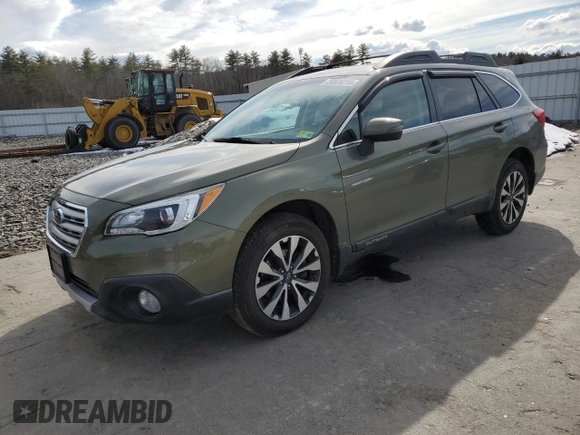 2015 Subaru Outback Limited with VIN 4S4BSALC4F3343508, listed as a Copart auction lot 50836215 with 120,460 mi miles and Salvage Title. Bid and sale history available at DreamBid. Image 1.