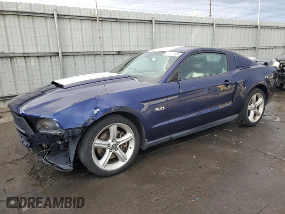 2012 Ford Mustang GT Premium with VIN 1ZVBP8CF1C5211246, listed as a Copart auction lot 45237815 with 136,898 mi miles and Clean Title. Bid and sale history available at carsss.com. Image 1.
