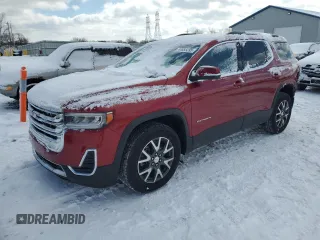 2021 GMC Acadia SLE with VIN 1GKKNKLS5MZ199328, listed as a Copart auction lot 44685295 with 34,622 mi miles and Salvage Title. Bid and sale history available at carsss.com. Image 1.