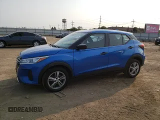 2022 Nissan Kicks S with VIN 3N1CP5BV9NL502811, listed as a Copart auction lot 70958704 with 42,814 mi miles and Salvage Title. Bid and sale history available at carsss.com. Image 1.