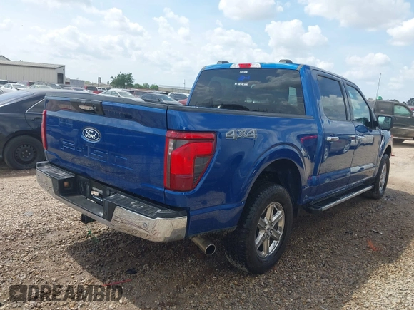 2024 Ford F-150 XLT with VIN 1FTFW3LD1RFA35598, listed as a IAAI auction lot 42087496 with 43,786 mi miles. Bid and sale history available at carsss.com. Image 4.